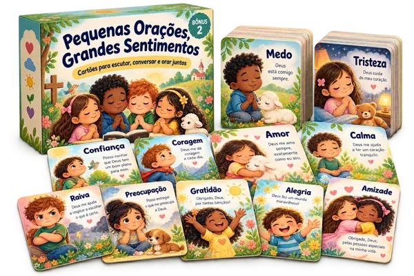 Mockup do bônus 2 — Pequenas Orações, Grandes Sentimentos